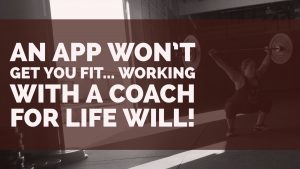 An app won't get you fit for life
